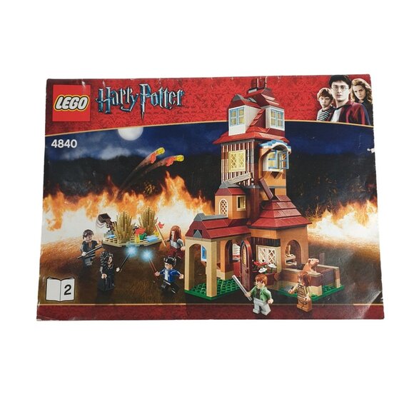 4840 Harry Potter Burrow Book 2 LEGO Building Manual Instruction Replacement - Picture 1 of 2